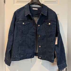 NWT Croft & Barrow Denim/Chambray Jacket, size L